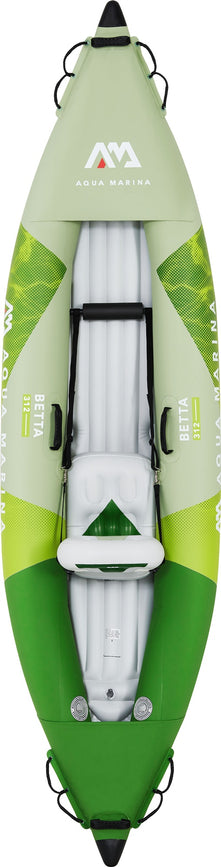 Aqua Marina - Betta-312 Recreational Kayak - 1 person. Inflatable deck. Kayak paddle included. | BE-312-22