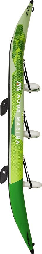 Aqua Marina - Betta-475 Recreational Kayak - 3 person. Inflatable deck. Kayak paddle set included. | BE-475