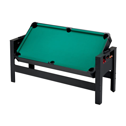 Fat Cat Multi-Game Tables Green / As shown Fat Cat 3-in-1 6' Flip Multi-Game Table