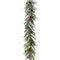 Fraser Hill Farm - 9-Ft. Lightly Flocked Decorative Garland with Pinecones and Red Berries