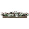 Fraser Hill Farm - 42-inch 5-Candle Holder Holiday Centerpiece with Frosted Pine Branches, Red Berries and Pinecones in Rustic, Wooden Box