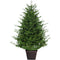 Fraser Hill Farm - 4.0-Ft Adirondack Potted Christmas Tree Decor