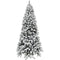 Fraser Hill Farm - 9-Ft. Flocked Alaskan Pine Christmas Tree