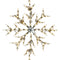 Fraser Hill Farm - Christmas Indoor/Outdoor LED Lights, 30-inch Snowflake in Warm White