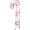 Fraser Hill Farm - Christmas Giant Outdoor LED Lights, 3-Ft. Tall Candy Cane with Ground Stakes (36-inchH x 15-inchW)