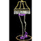Fraser Hill Farm - 52-inchH x 21-inchW Leg Lamp LED Lights, Large Outdoor Christmas Decoration