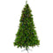Fraser Hill Farm - 6.5-Ft. Canyon Pine Christmas Tree with Multi-Color LED String Lighting
