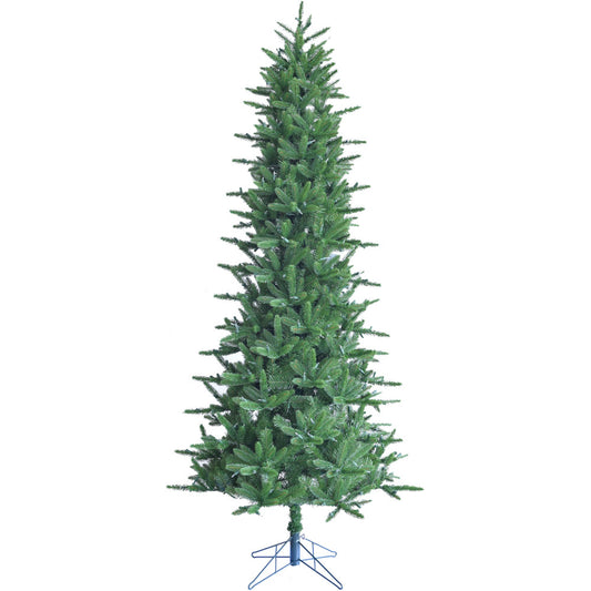 Fraser Hill Farm - 7.5 Ft. Carmel Pine Slim Artificial Christmas Tree