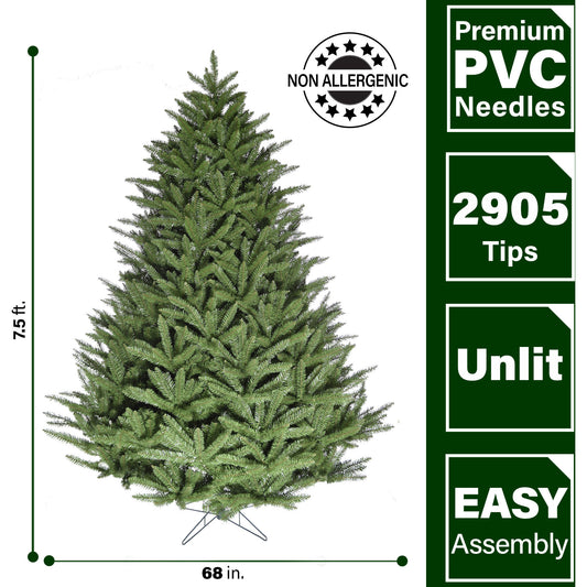 Fraser Hill Farm - 7.5-ft. Centerville Pine Christmas Tree