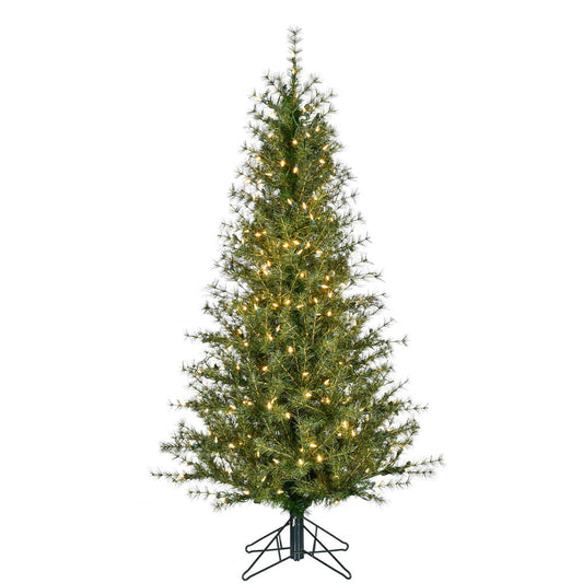 Fraser Hill Farm - 5-ft. Farmhouse Fir Christmas Tree with Warm White LED Lights