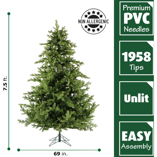 Fraser Hill Farm - 7.5-Ft. Foxtail Pine Christmas Tree