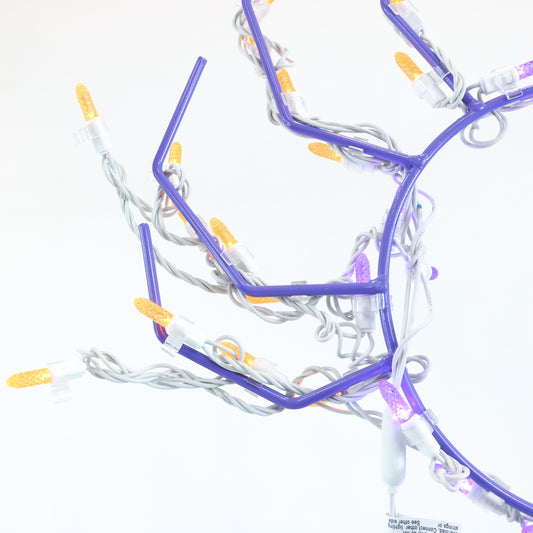 Haunted Hill Farm - Halloween Outdoor or Indoor LED Lights, Set of 3 Prelit Creepy Spiders (each 20 W x 15 H inches)