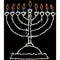 Fraser Hill Farm - 55-In. H x 45-In. W Hanukkah Menorah Giant Indoor/Outdoor Sign with 297 LED Lights