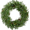 Fraser Hill Farm - 36-In. Norway Pine Artificial Holiday Wreath with Multi-Colored Battery-Operated LED String Lights