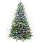 Fraser Hill Farm - 7.5-Ft. Oregon Pine Christmas Tree with Multi-Color LED String Lighting