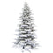 Fraser Hill Farm - 10-Ft. Flocked Pine Valley Christmas Tree