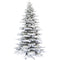 Fraser Hill Farm - 9-Ft. Flocked Pine Valley Christmas Tree