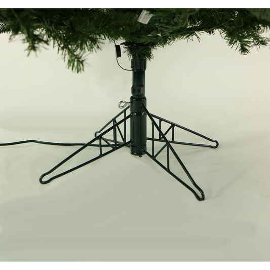 Fraser Hill Farm - 6.5-Ft. Southern Peace Pine Christmas Tree with Multi-Color LED String Lighting