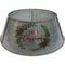 Fraser Hill Farm - Metal Christmas Tree Collar with Merry Christmas Greeting and Galvanized Finish