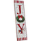 Fraser Hill Farm - 45-In. JOY Wreath and Reindeer Porch Leaner Sign with Battery-Operated LED Lights, Festive Christmas Decoration