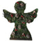 Fraser Hill Farm - 15-In. Tall Angel-Shaped Metal Frame with Pinecones and Berries, Festive Indoor Christmas Decoration