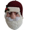 Fraser Hill Farm - 18-In. Hanging Santa with Plaid Hat and Glasses, Festive Indoor Christmas Decoration