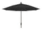 Fiberbuilt Table Umbrellas Black Solution Fiberbuilt 9' Terrace Umbrella w/ Push-Up Lift