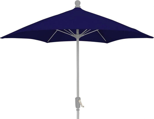 Fiberbuilt Table Umbrellas Navy Blue Fiberbuilt 7.5' Terrace Umbrella w/ Crank Lift and Tilt
