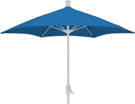 Fiberbuilt Table Umbrellas Pacific Blue Fiberbuilt 7.5' Terrace Umbrella w/ Crank Lift and Tilt