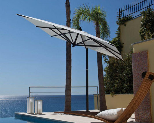 FIM Umbrella Cantilever Umbrellas Silver Fim C09 Cantilever Umbrella 9.5'