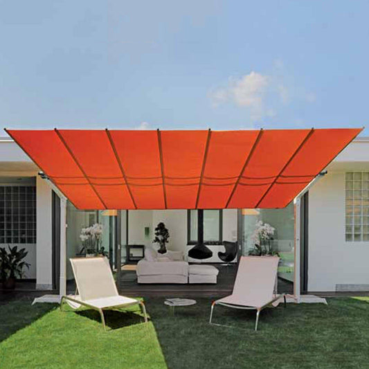 FIM Umbrella Umbrellas FIM Flexy 8x10 Freestanding Dual-Post Umbrella