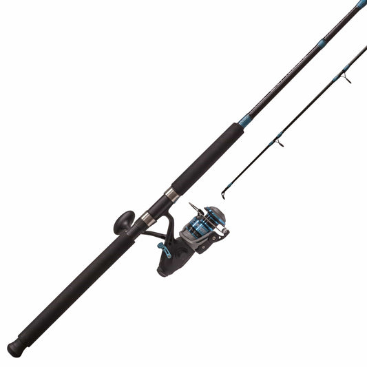 Fin-Nor Fishing : Combo Fin-Nor Bait Teaser 2PC Spin Combo Medium-Heavy Power 8ft
