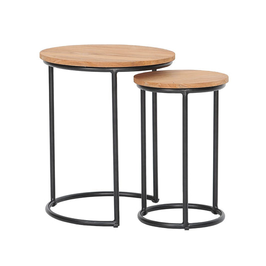 Harmonia Living - Finn 2 Piece Nesting End Tables Set | FINN-TK-2ETS