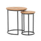 Harmonia Living - Finn 2 Piece Nesting End Tables Set | FINN-TK-2ETS