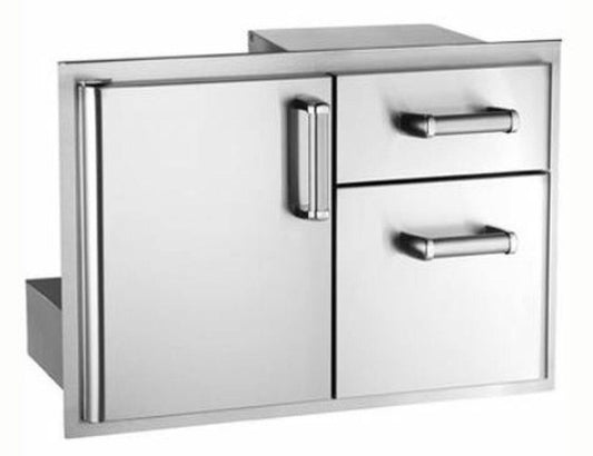 Fire Magic Door 18" h x 30" w Access Door with Double Drawer