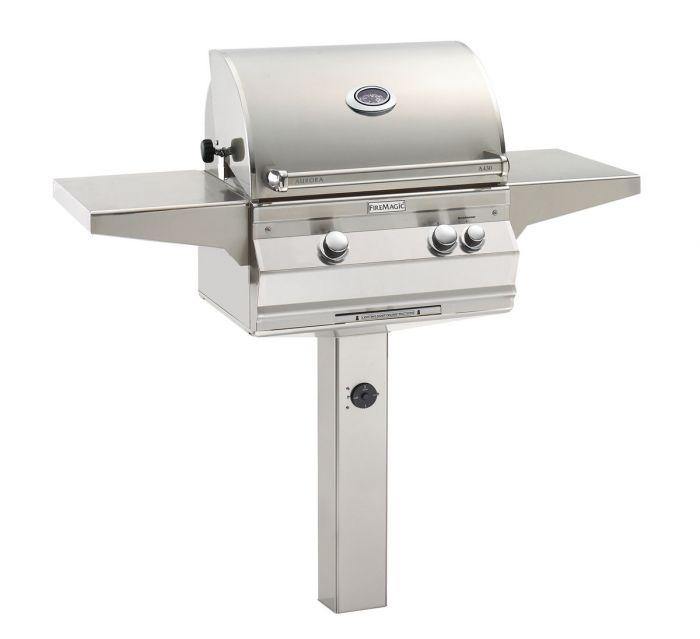 Fire Magic Aurora A830s 46-Inch Built-In Gas & Charcoal Combo Grill With  Analog Thermometer