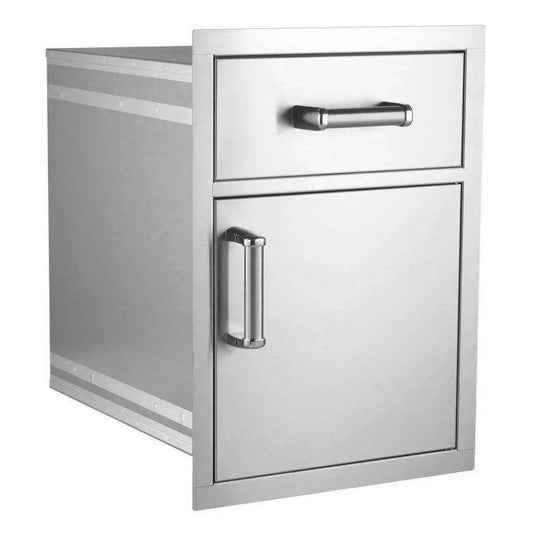 Fire Magic Kitchen Accessories 25" h x 17-1/2" w x 26" d Medium Pantry Door/Drawer Combo