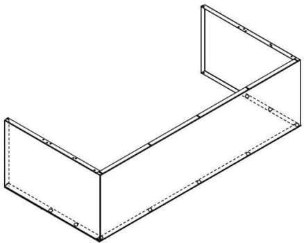 Fire Magic Kitchen Accessories 60" Duct Cover (to be used with spacer)