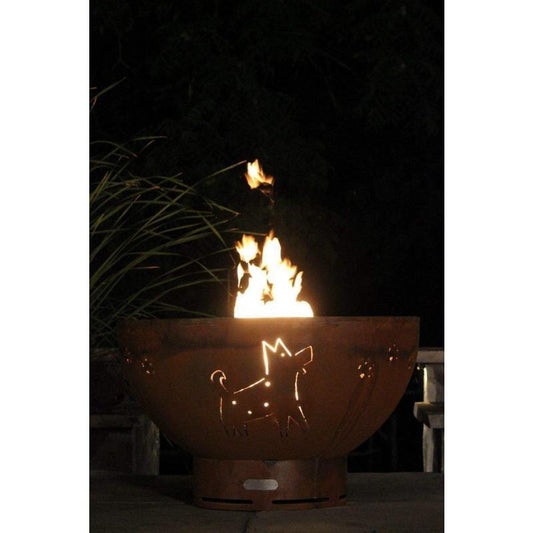 Fire Pit Art Fire Pit Fire Pit Art Funky Dog