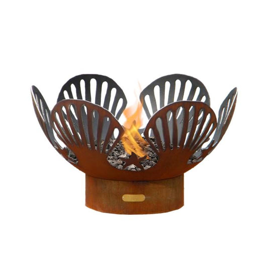 Fire Pit Art Fire Pit Iron Oxide / Match Lit / Natural Gas Fire Pit Art Barefoot Beach