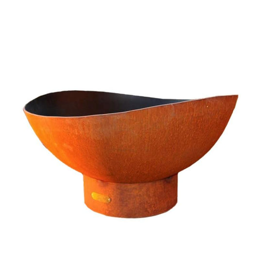 Fire Pit Art Fire Pit Iron Oxide / Match Lit / Natural Gas Fire Pit Art Scallop