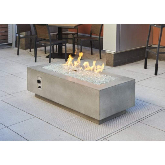 Outdoor Greatroom - White Cove 54" Linear Gas Fire Table - CV-54WT