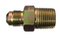 Firegear Firegear Accessories Firegear - 3/8" Flare to 1/2" MIP with 3/8" Tapped FIP Zinc Plated Fitting