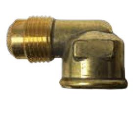Firegear Firegear Accessories Firegear - Steel Gas Flare Fitting, 1/2"" OD Flare x 1/2"" FIP Elbow