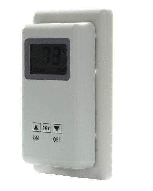 Firegear Firegear Remotes, Receivers, Timers Firegear - MV or 24v On/Off/Thermal Wired Wall Mount Thermostat