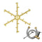 Firegear - Pro Series Brass Gas Fire Pit Burning Spur Kit - FG-PSBR-BS10-NGK