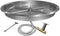 Firegear Stainless Steel Round Pan and Spur Burner Firegear - 29.5" Pan with 22" SS Burning Spur TFS Electronic Ignition, for LP