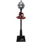 Fraser Hill Farm - Let It Snow Series 69-In. Musical Snow Globe Lamp Post w/ Snowman, 2 Signs, Cascading Snow, and Christmas Carols, Black