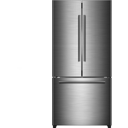 GALANZ - 18 CF Counter-Depth French Door Refrigerator, Icemaker - GLR18FS5S16