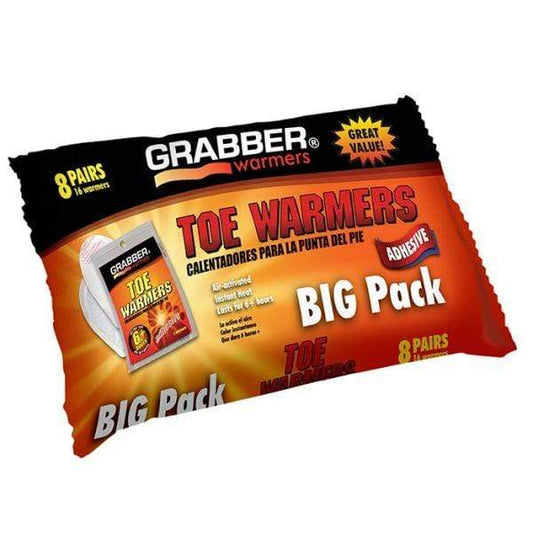 GRABBER Winter Sports > Hand & Foot Warmers GRABBER TOE WARMERS BIG PACK - 8 PAIRS GRABBER - GRABBER TOE WARMERS